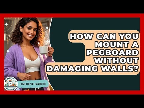How Can You Mount A Pegboard Without Damaging Walls? - Homekeeping Handbook