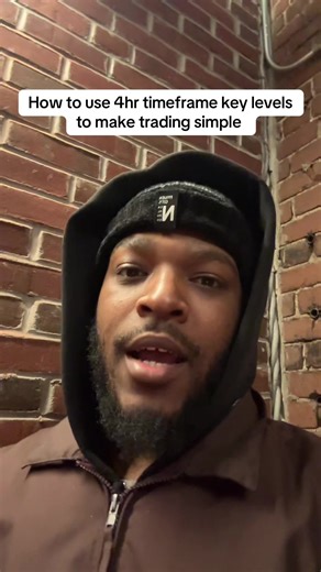 How to use 4hr key levels to make trading simple #fyp #hightimeframetrading #keylevels #forextrader