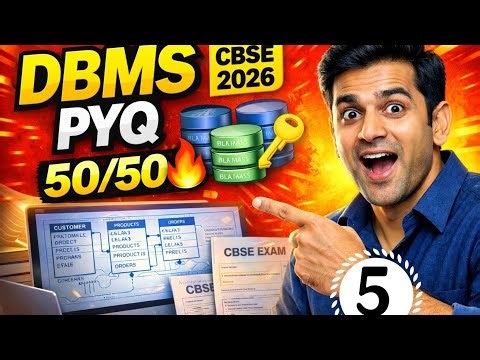 Class 10 IT 402 DBMS Most Important PYQs 🔥 | CBSE Board 2026 | Score 50/50