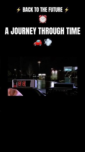 ⚡ 88 MPH. A DeLorean. A Time Machine. One unforgettable adventure. 🚗💨⏰