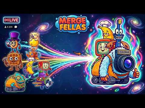 ULTIMATE MERGE STRATEGY! 🚀 | Merge Fellas Gameplay Live #mergefellas #live