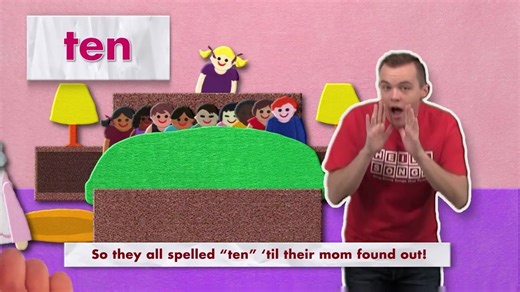 数字10拼写歌- Ten Song