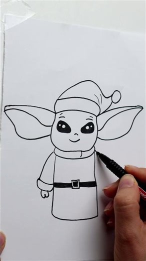 How to Draw Baby Yoda