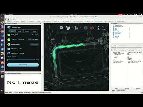 Autoware with rmw_zenoh - Basic Route Execution