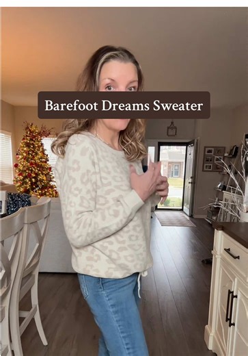 Barefoot Dreams Leopard Print Sweater Review