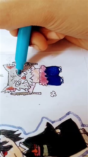 chibi INOSUKE #kimetsunoyaiba #drawing #animedrawing #anime