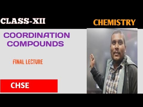 COORDINATION COMPOUNDS | CHEMISTRY CLASS XII