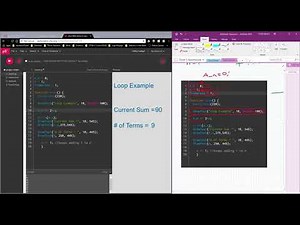 loop example with arithmetic sequence
