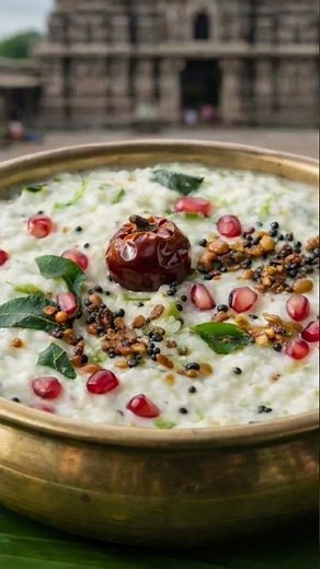 Temple style Curd rice | South Indian thayir sadam | Daddojanam recipe