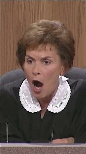 Don't be disrespectful in Judge Judy's court! #judgejudy #shorts