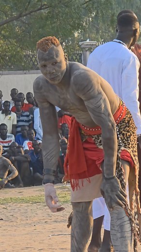 891K views · 14K reactions | Manyony Matier Pach while waiting for his opponent at APT wrestling ground before being declared as unable to match by Yirol West County. | Panda Media | Facebook