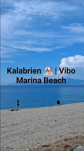 Kalabrien 🏖️ | Vibo Marina Beach#shortsitalia #calabria#italy