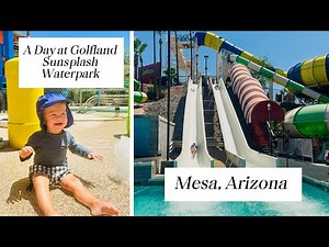 A Day at Golfland Sunsplash Water Park in Mesa, Arizona - Family Vlog