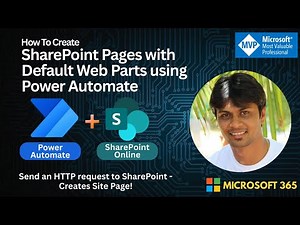 Provisioning SharePoint Pages with Default Web Parts using Power Automate