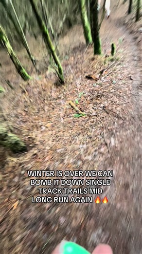 Trail running is so back rn guys I am full of joy