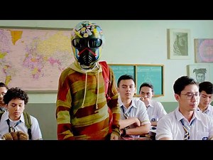 Too Handsome, He Wears Helmet To School To Avoid Shocking Girls