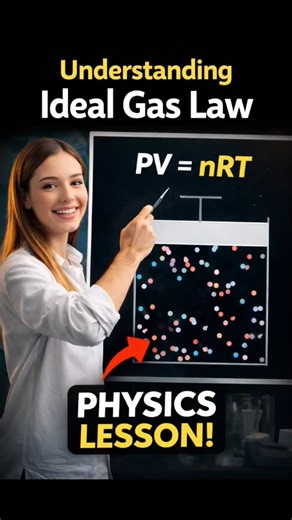 Ideal Gas Law Explained in 20 Seconds | PV = nRT 🔥 #physics #science #amansir