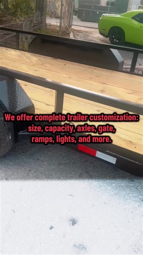 CUSTOM TRAILERS AVAILABLE 📍SG TRAILER SALES 301 Highway 60W Plant city Fl 33567 📞813-730-1038 #custom #customization #fabrication #foryoupage
