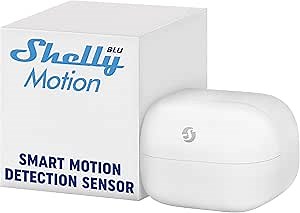 Shelly Blu Motion | Bluetooth Motion & Lux Sensor | Home Automation | Compatible with Alexa & Google | iOS Android App | Long-Lasting Battery | Scene Activation | Range up to 9 Meters