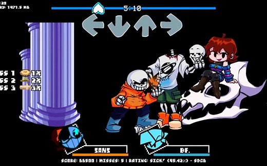 FNF优质模组 Distrust V3 曲目：human