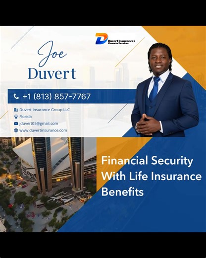 Financial Security With Life Insurance Benefits #InsuranceAgent #LifeInsurance #HealthInsurance #AutoInsurance #TampaInsurance #TampaCoverage #TampaLifeInsurance #TampaAutoInsurance #InsuranceExpertsTampa #FLInsuranceAgent