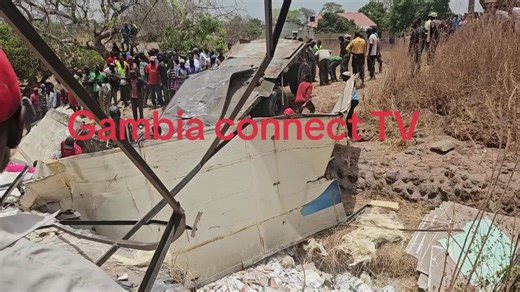 Gambia 🇬🇲 connect Tv (@gambiaconnecttv) - serious accident happened at basse allunhera bridge