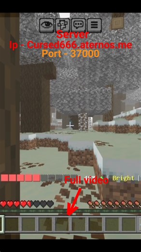 Scary cursed mcpe server 😱