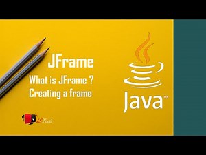 JFrame class in java