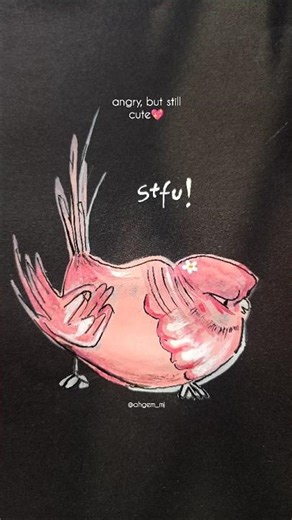 Gussail Chidiya💖🤭👿(Angry Bird) ;) #art #drawing #diy #foryou #artist #fyp #cute #shorts #trending