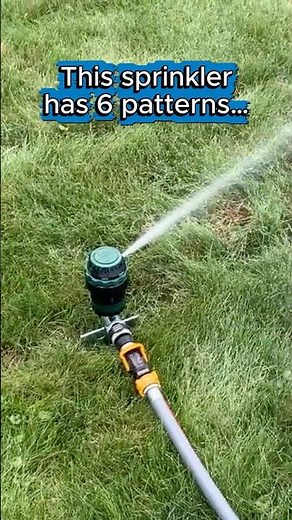 Which Spray Pattern Is Best? 💧#sprinkler #lawncare #gardentools
