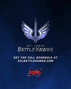 The XFL schedule is finally here. The St. Louis BattleHawks are Cleared To Engage, February 2020. | UFL