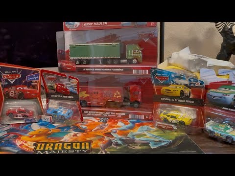 Disney Pixar cars piston cup races unboxing video