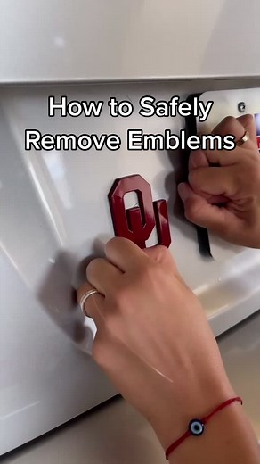 Safely Remove Emblems from Your Car