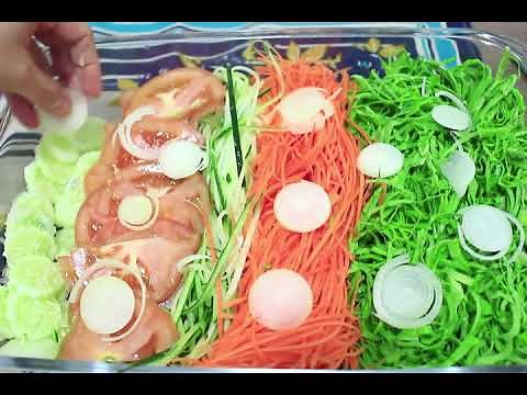 COMO FAZER SALADA MISTA CRUA (FITNESS) - CANAL APRENDIZ /213
