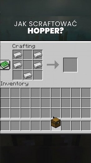 how to make hopper minecraft | minecraft hopper recipe | jak zrobić hopper minecraft #tutorial