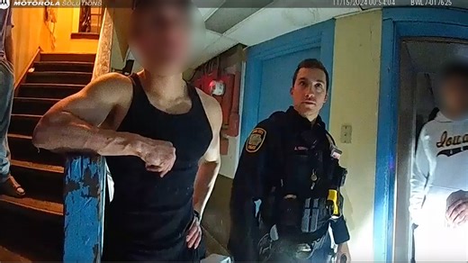 Bodycam video shows apparent hazing incident at University of Iowa fraternity house