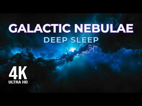 🌌 Galactic Nebulae in 4K HDR | Space Ambient Music for Deep Sleep