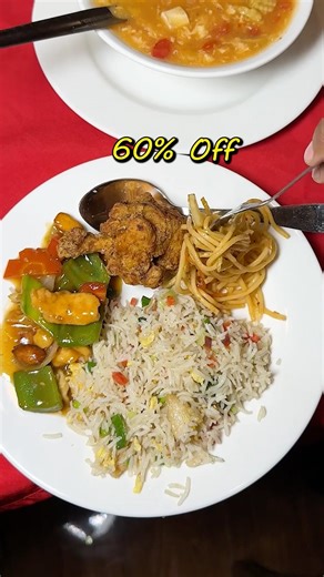 50% off on entire menu 😱 #shorts #shortvideo