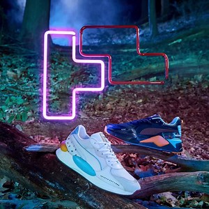 Get that geometric glow in PUMA x TETRIS. @Tetris_Official | Hibbett