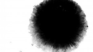 Video transition ink mask filling