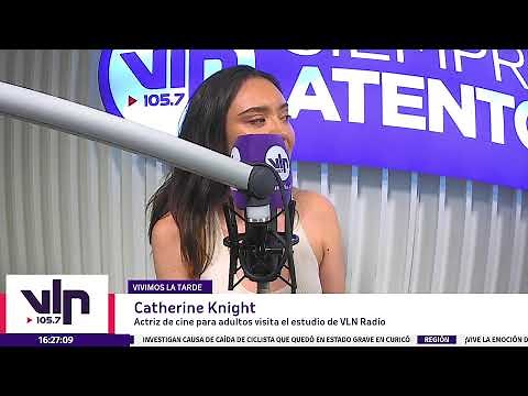 Catherine Knight on "Vivimos La Tarde" on VLN Radio