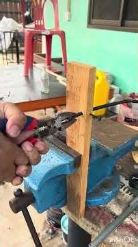 เทคนิคการปอกสายไฟง่ายๆๆมาดูกันครับ # #อินกับวินเทจ #ปอกทองแดง #งานDIY