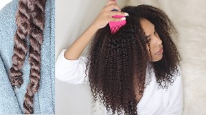 Effortless co-wash routine for bouncy, defined curls | Maryam Hampton's lazy curly hair tutorial