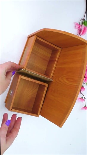 Cardboard Crafts - DIY Desk Organizer #crafts