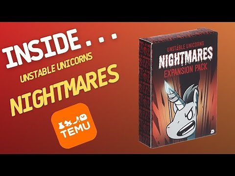 Unstable Unicorns Nightmares Expansion - temu games reviews | Inside #405