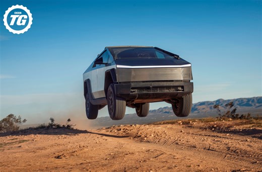85K views · 515 reactions | Round 3: The Jump! We’re putting the Tesla Cybertruck to the test against its nearest rival, the Rivian R1T, in a series of off-road desert challenges. Who’s your winner? | Top Gear | Facebook