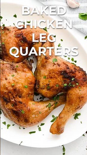 Baked Chicken Leg Quarters #chickenlegrecipe #chicken #dinner #recipe