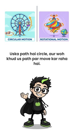 Circular Motion vs Rotational Motion | Difference Explained | Class 9 Physics
