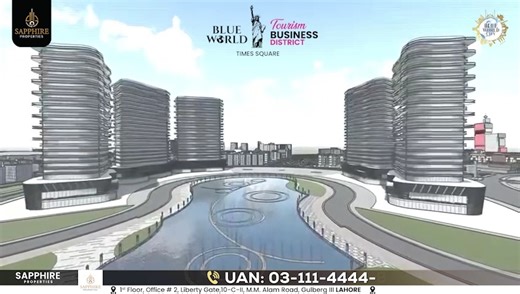 Evolution of Tourism Business District Curious to see how Times Square - Tourism Business District in Blue World City will look like once it's up and running? Check out the video now for a sneak peek! Stay tuned for more updates. UAN: 03-111-4444-89 . . . . . . . . . . . #TimeSquare #LifestyleUpgrade #SapphireProperties #BlueWorlCity #TourishmBusinessDistrict #BusinessDistrict #Commercial #Plots #CommercialPlots #PaymentPlan #4MarlaCommercialPlots #8MarlaCommercialPlots #RealEstate #Investment #