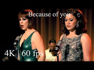 Kelly Clarkson & Reba McEntire - Because of you ( Official Video 4K | 60 fps )
